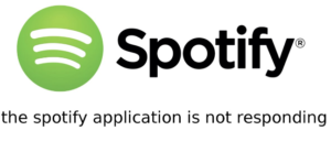 spotify application not responding windows 10