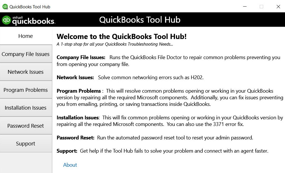 QuickBooks tool applications